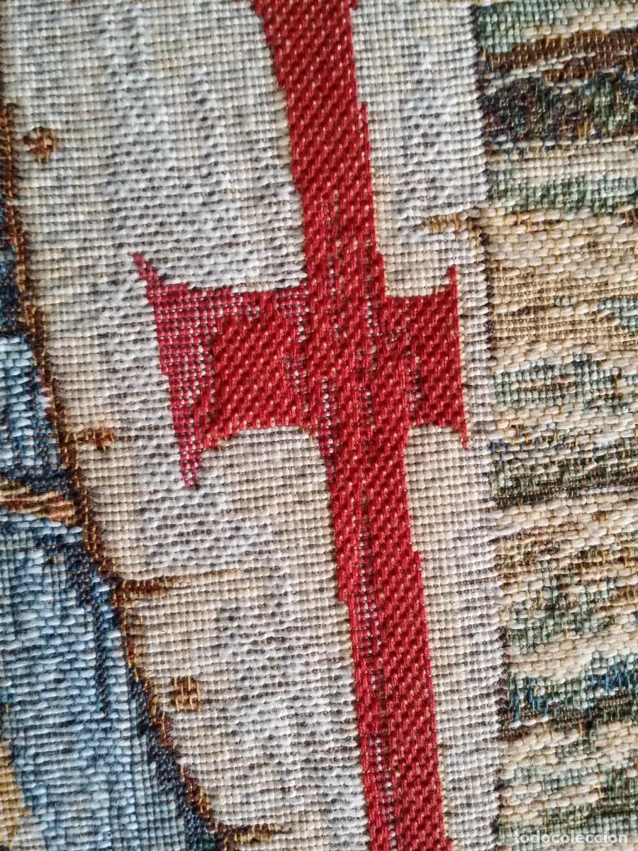 Otros objetos de arte: Templario. TAPIZ, etiqueta. - Foto 12