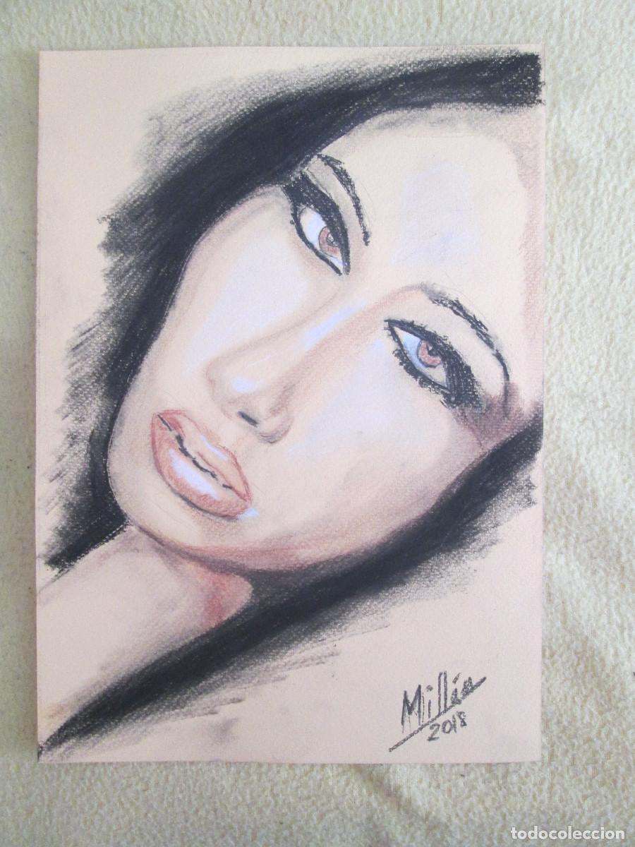 Otros objetos de arte: ROSTRO FEMENINO EN CRETA - Foto 1