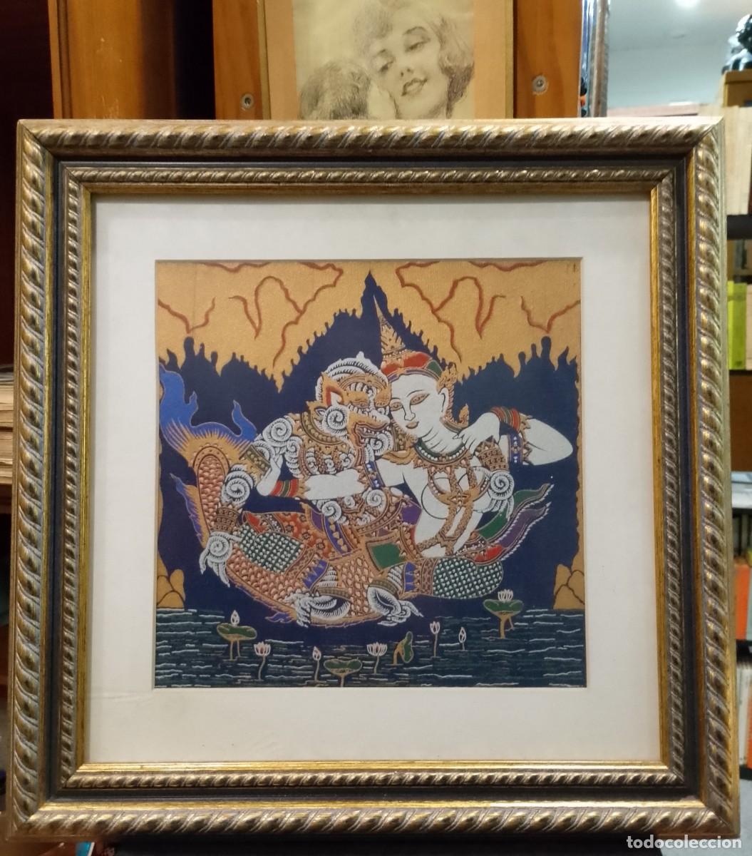 Otros objetos de arte: Quadro Ramayana e Hanuman - Foto 1