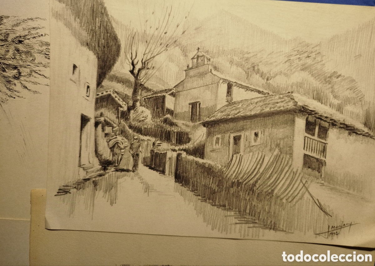 Otros objetos de arte: L&aacute;minas de J Marfany a&ntilde;os 90 - Foto 2
