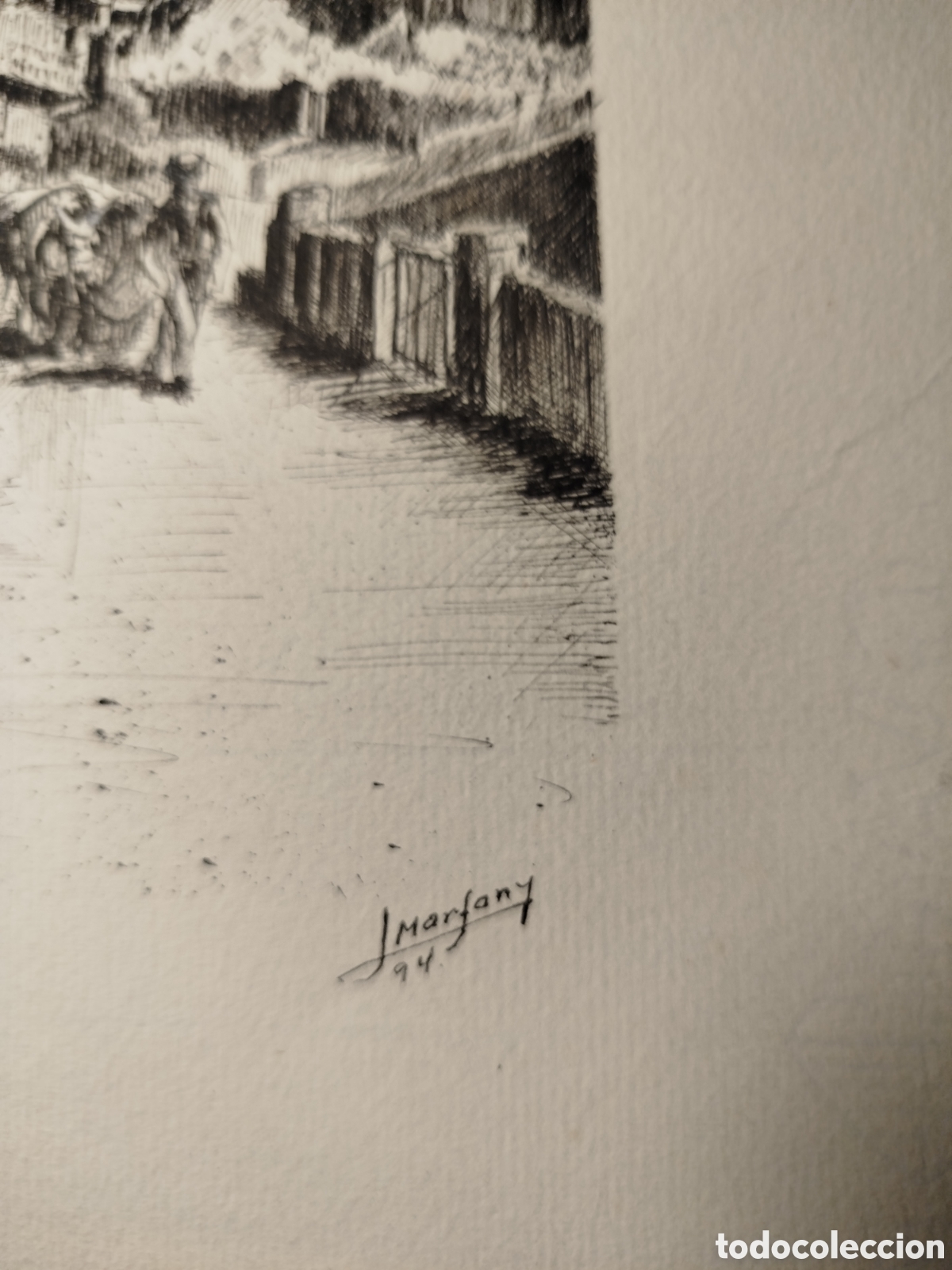 Otros objetos de arte: L&aacute;minas de J Marfany a&ntilde;os 90 - Foto 6