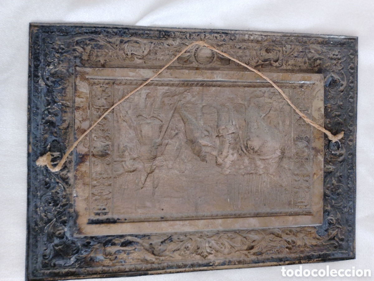 Otros objetos de arte: Bajorrelieve Rendici&oacute;n Breda Alpaca. - Foto 11