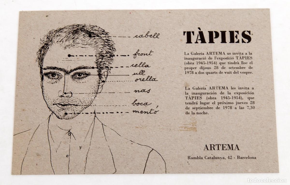 Otros objetos de arte: ANTONI T&Agrave;PIES - ARTEMA - 1978 - Foto 1