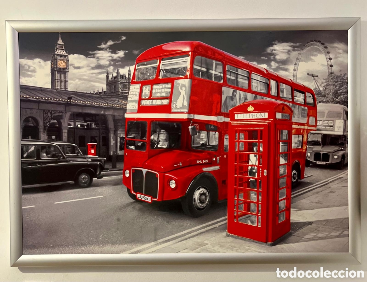 Otros objetos de arte: L&aacute;mina motivos de Londres - Foto 1