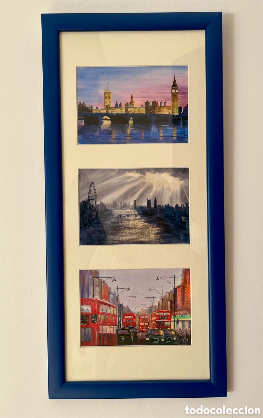 Otros objetos de arte: L&aacute;mina motivos de Londres - Foto 1
