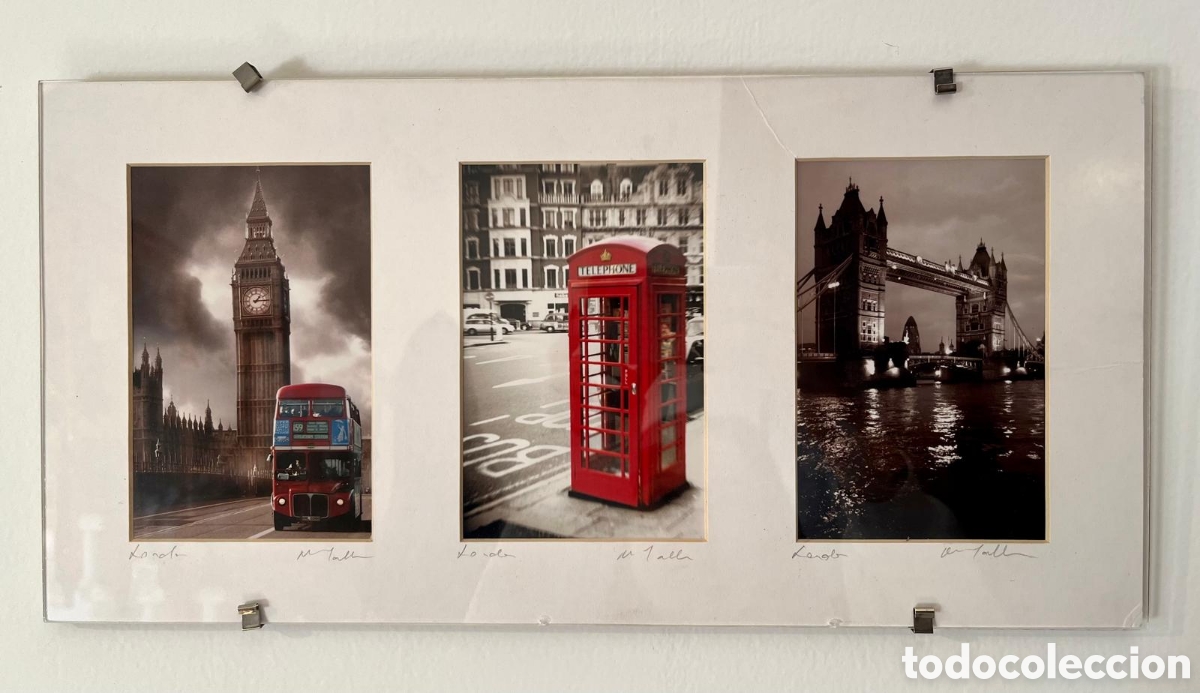 Otros objetos de arte: L&aacute;mina motivos de Londres - Foto 1