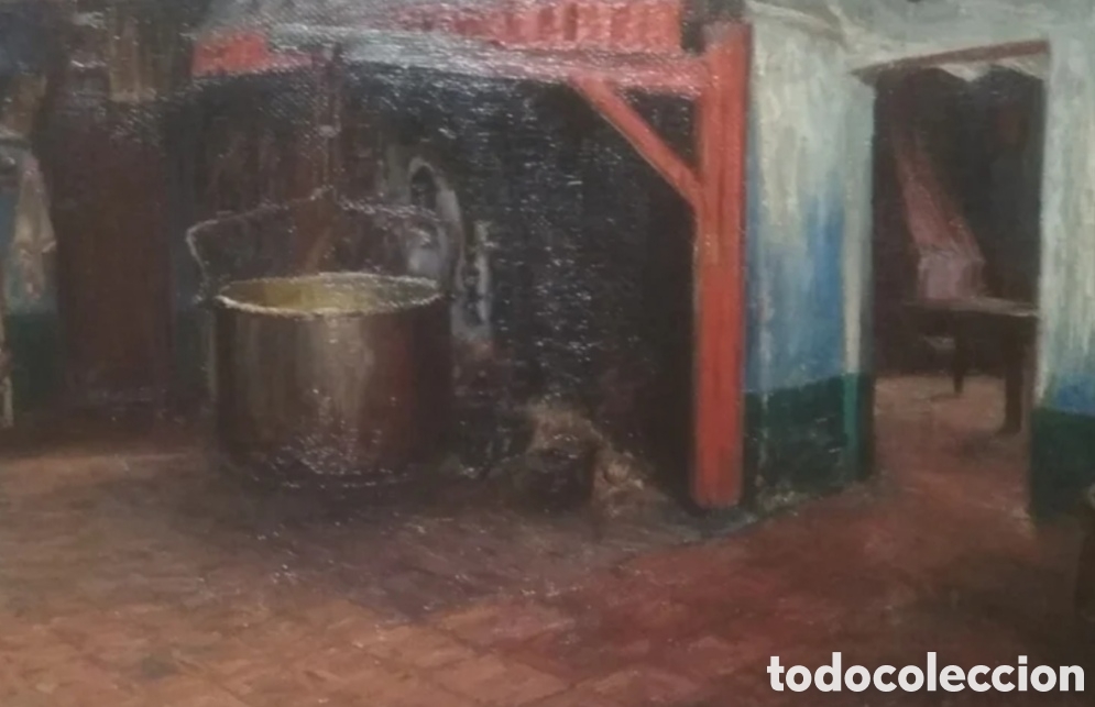 Otros objetos de arte: Antoine Ceyssens - cuadro &oacute;leo original - Foto 3