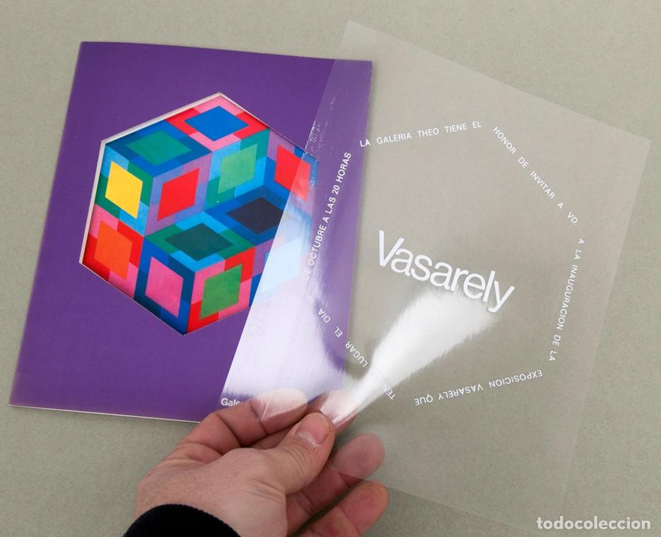 Otros objetos de arte: VASARELY - GALER&Iacute;A THEO - 1976 - Foto 3