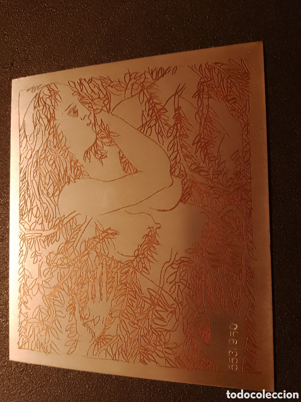 Otros objetos de arte: Apollo y Dafne de Pericle Fazzini. Grabado inciso. - Foto 6