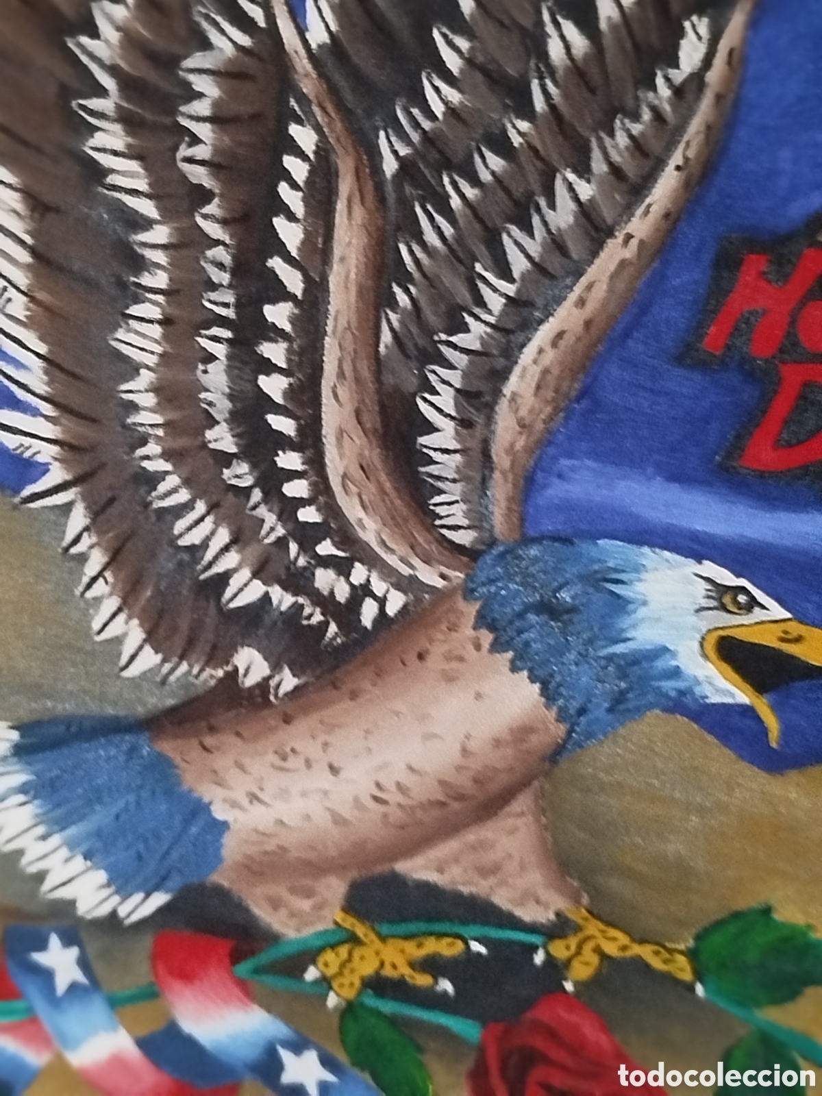 Otros objetos de arte: Cuadro original Harley Davidson - Foto 4