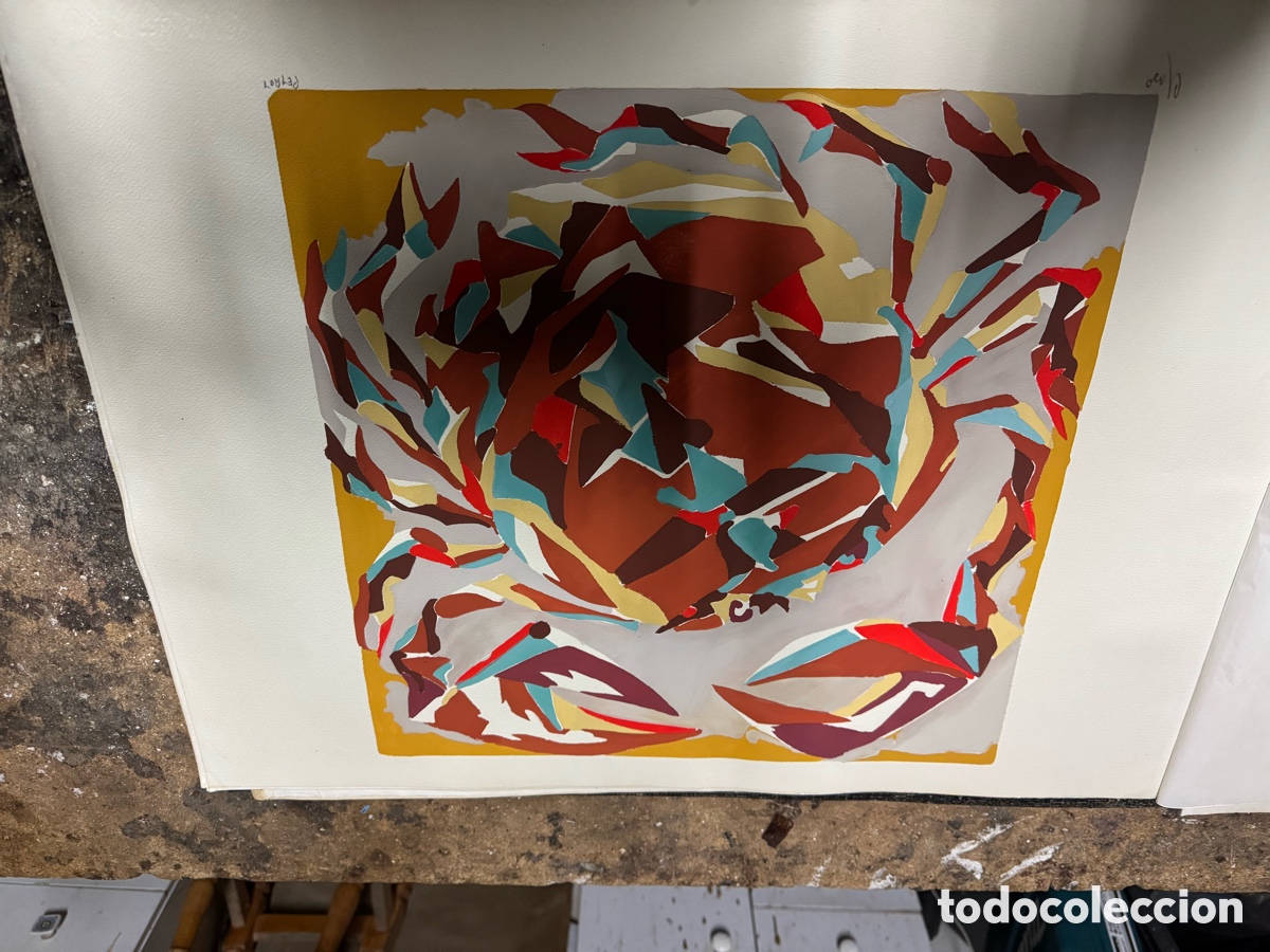 Otros objetos de arte: Diez estarcidos originales - Foto 7