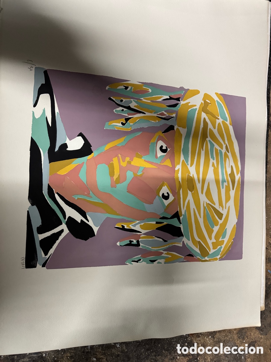 Otros objetos de arte: Diez estarcidos originales - Foto 16