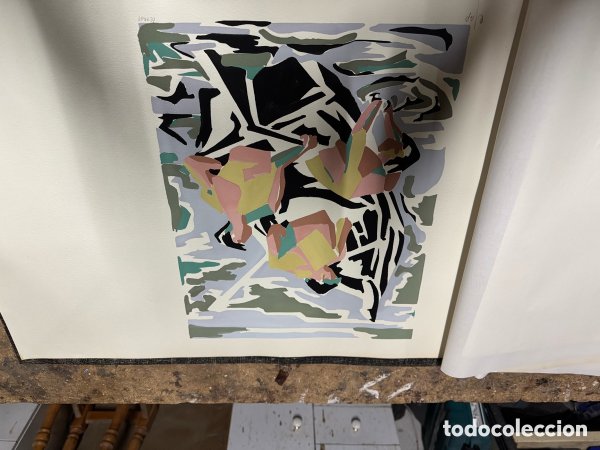 Otros objetos de arte: Diez estarcidos originales - Foto 28