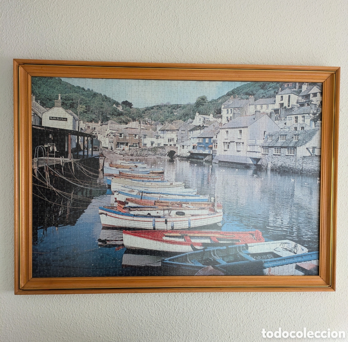 Otros objetos de arte: Antiguo puzzle 100x 70 cm emmarcado - Foto 1