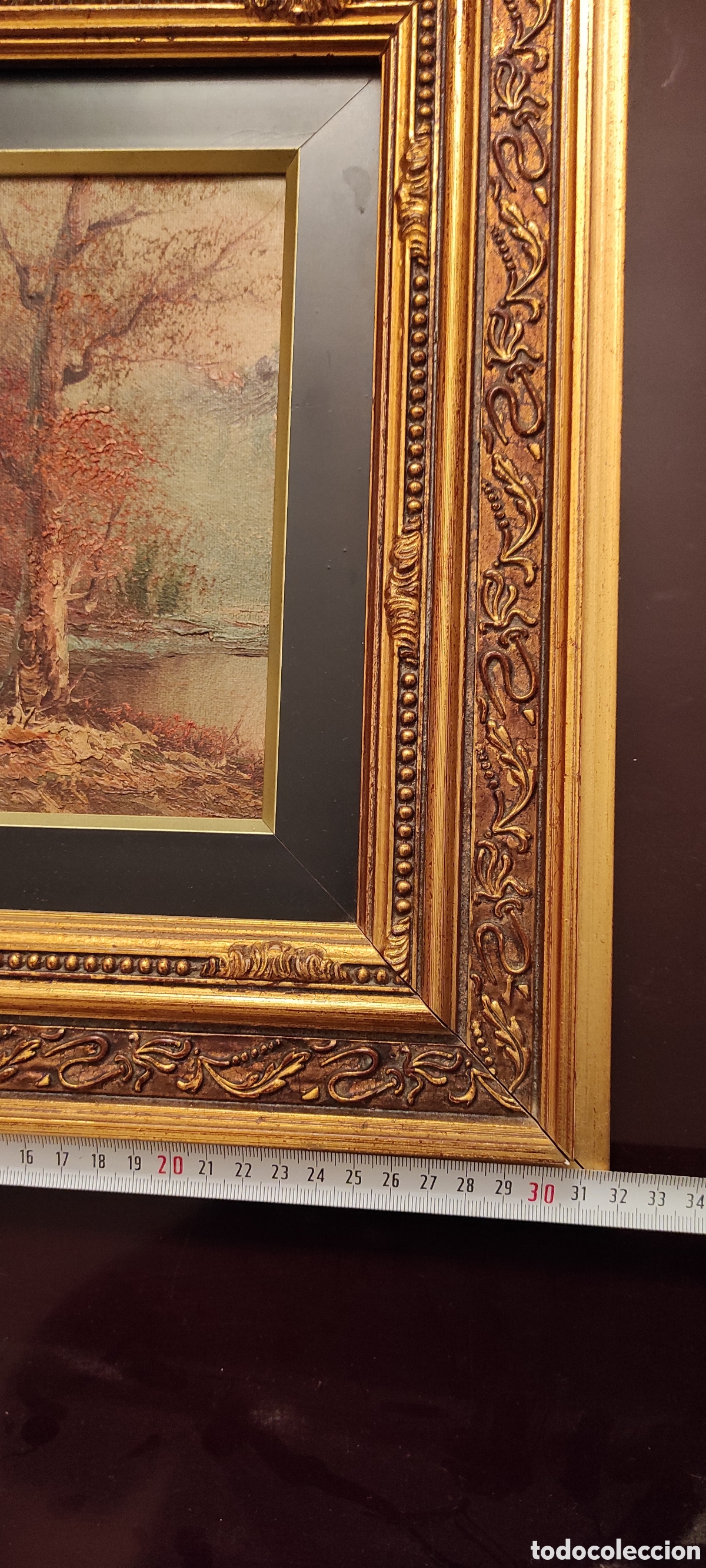 Otros objetos de arte: Cuadro con bonita moldura - Foto 7