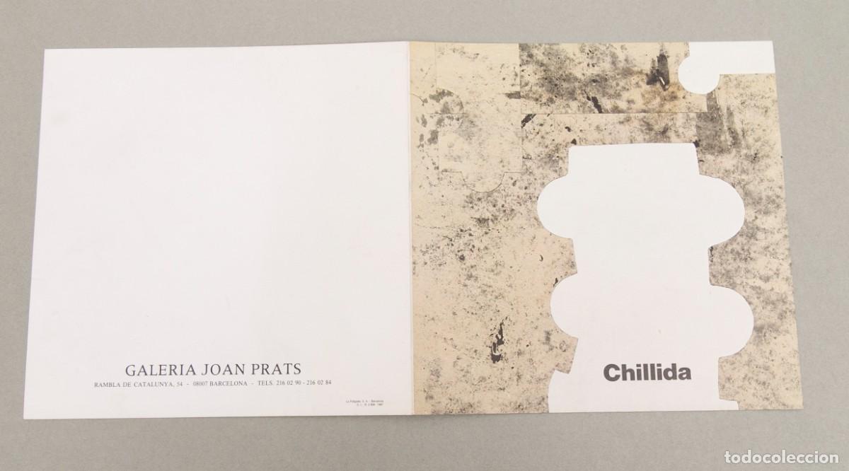 Otros objetos de arte: CHILLIDA - GALERIA JOAN PRATS - 1987 - Foto 3