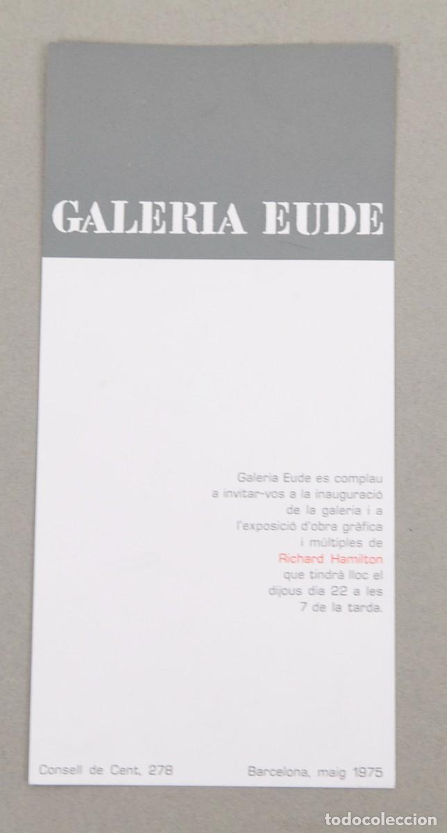 Otros objetos de arte: RICHARD HAMILTON - GALERIA EUDE - 1975 - Foto 1