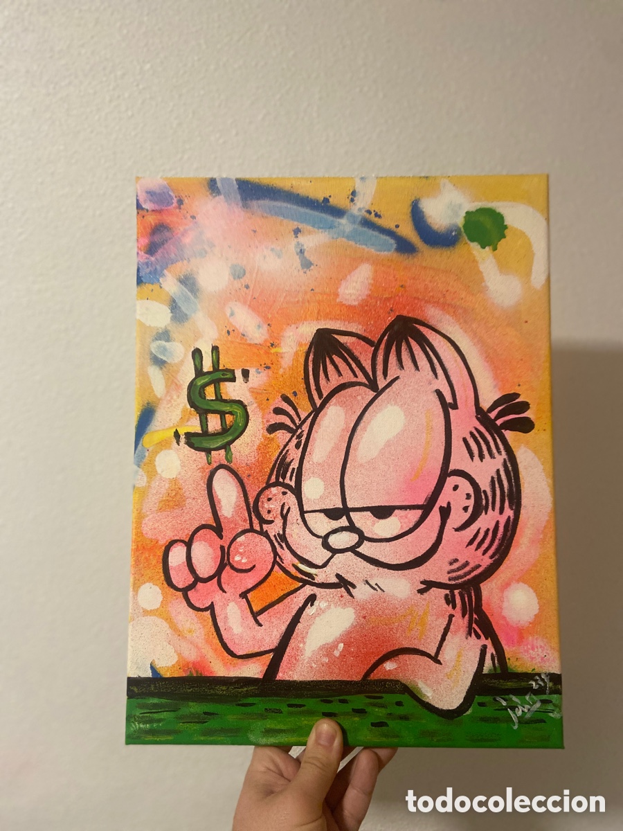 Otros objetos de arte: Javi Cuadrado (1986) - Garfield Graffiti style - Foto 1