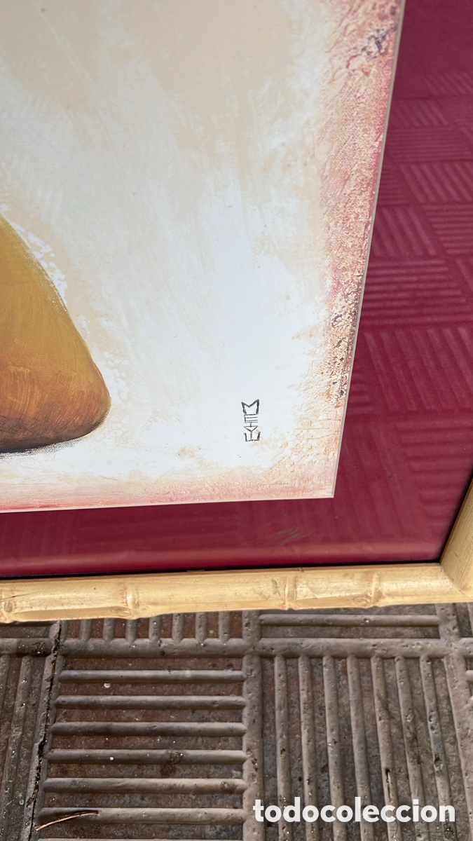 Otros objetos de arte: MAGN&Iacute;FICO CUADRO L&Aacute;MINA PERAS - Foto 2