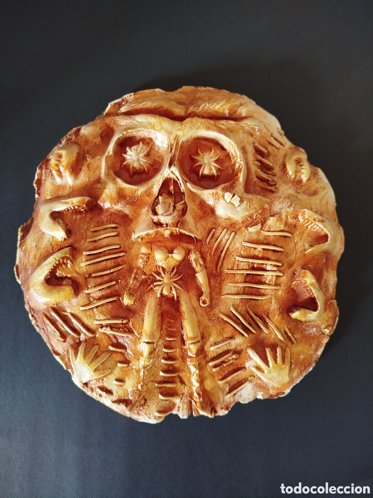 Otros objetos de arte: Relieve en escayola - muerte - Foto 1