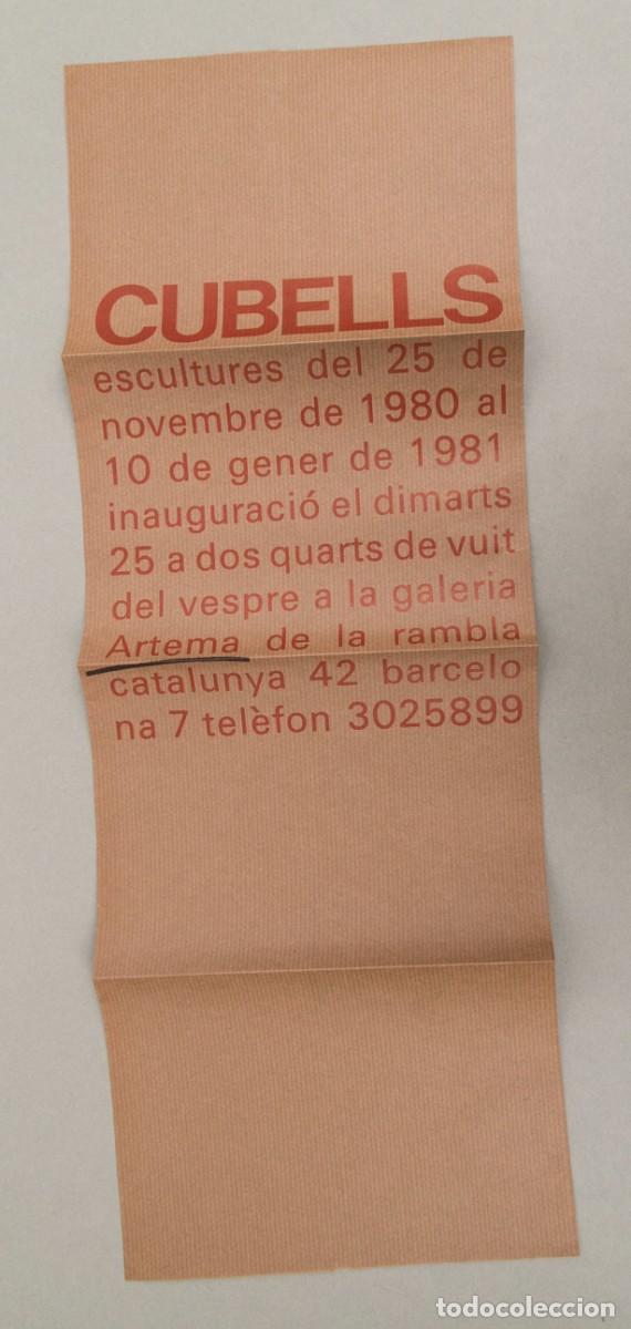 Otros objetos de arte: CUBELLS - 1980 - GALER&Iacute;A ARTEMA - Foto 1