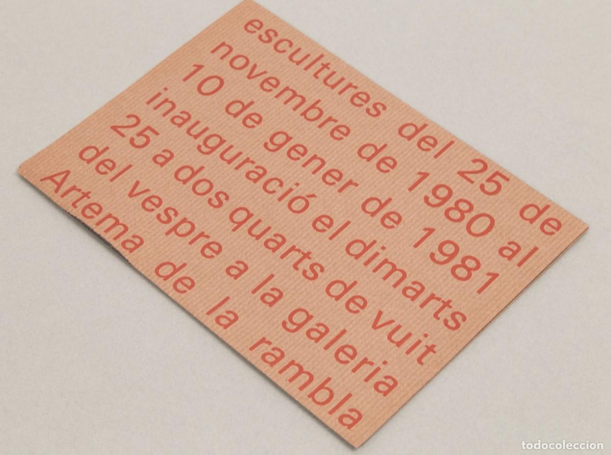 Otros objetos de arte: CUBELLS - 1980 - GALER&Iacute;A ARTEMA - Foto 2