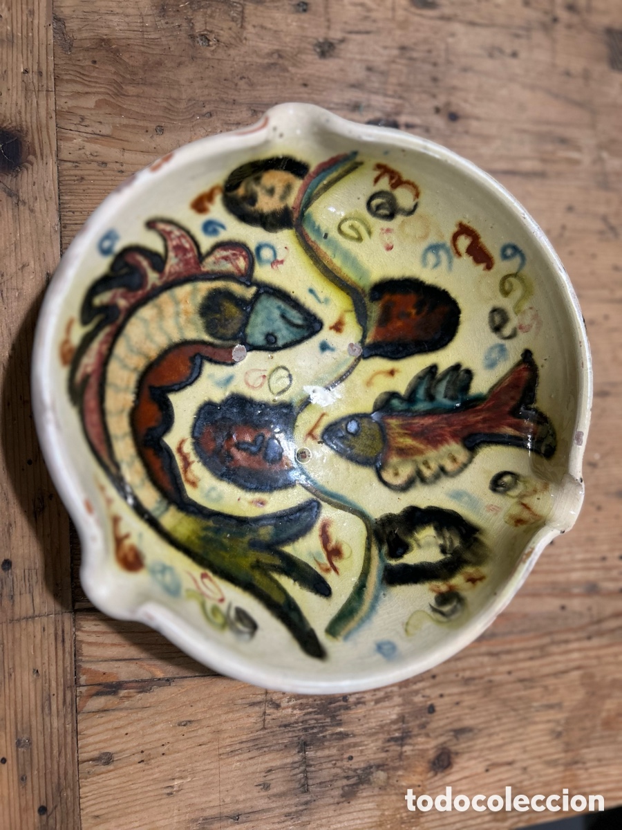 Otros objetos de arte: &Uacute;nico. Firmado y numerado. Cer&aacute;mica esmaltada pintada a mano