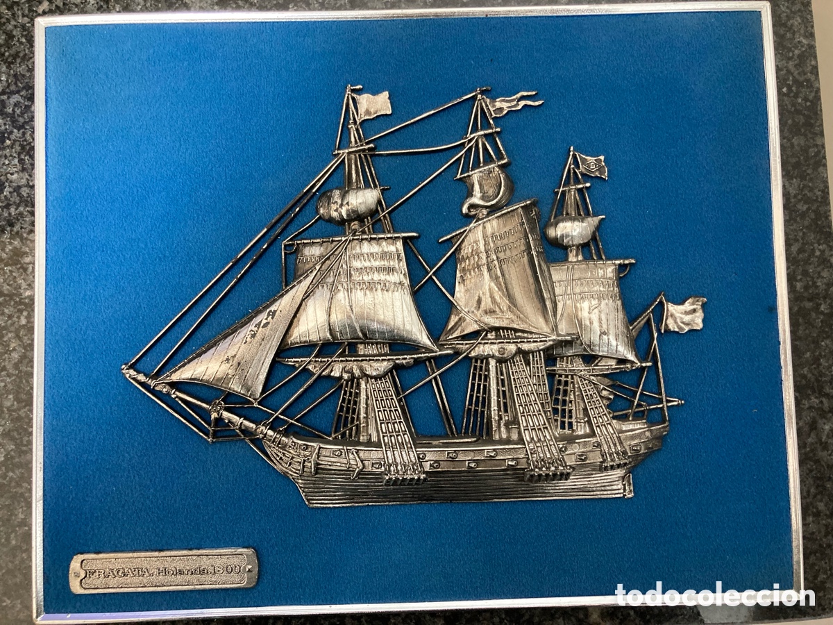 Otros objetos de arte: Relieve de fragata holanda 1800 - Foto 1