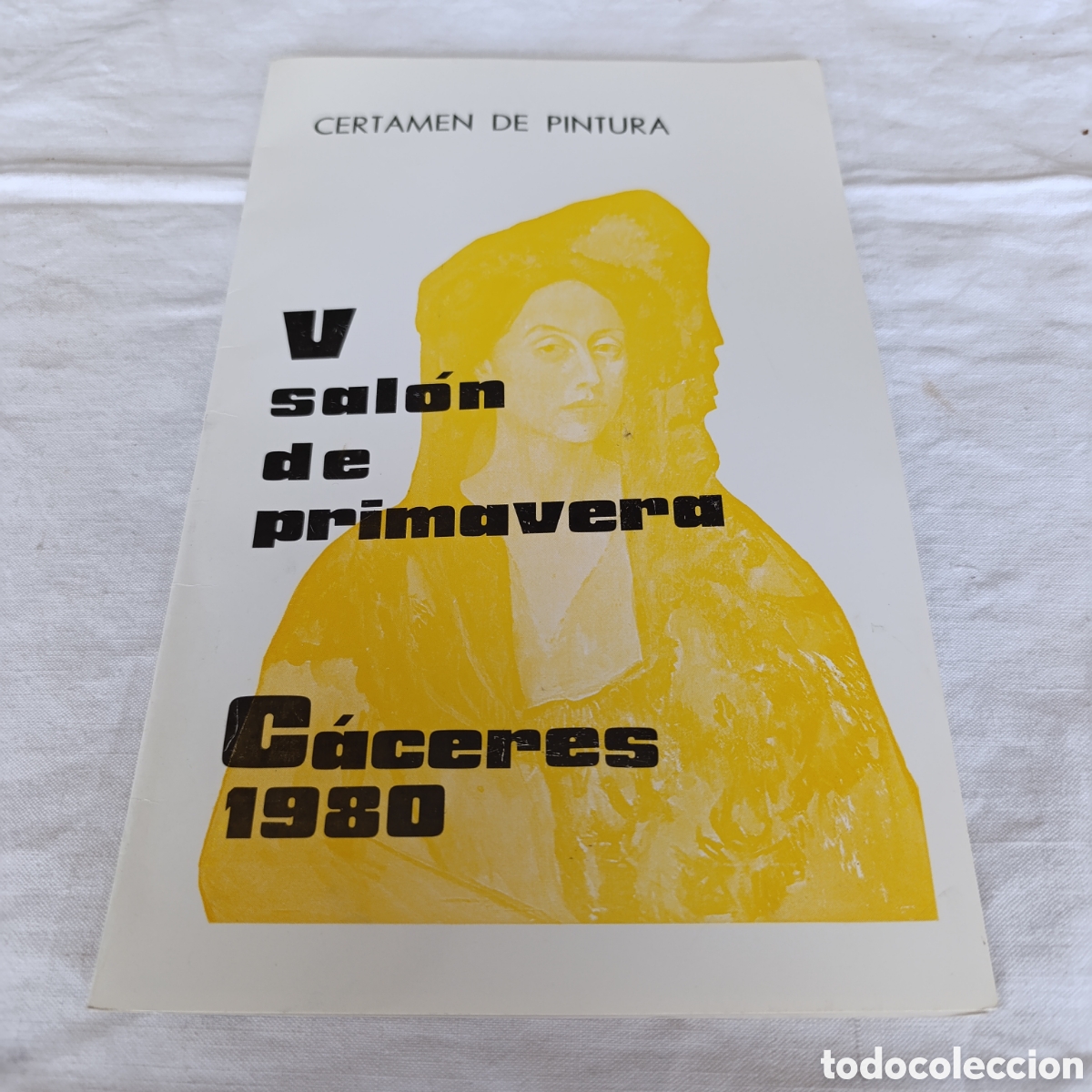 Otros objetos de arte: C&Aacute;CERES 1980,V CERTAMEN DE PINTURA,PROGRAMA - Foto 1