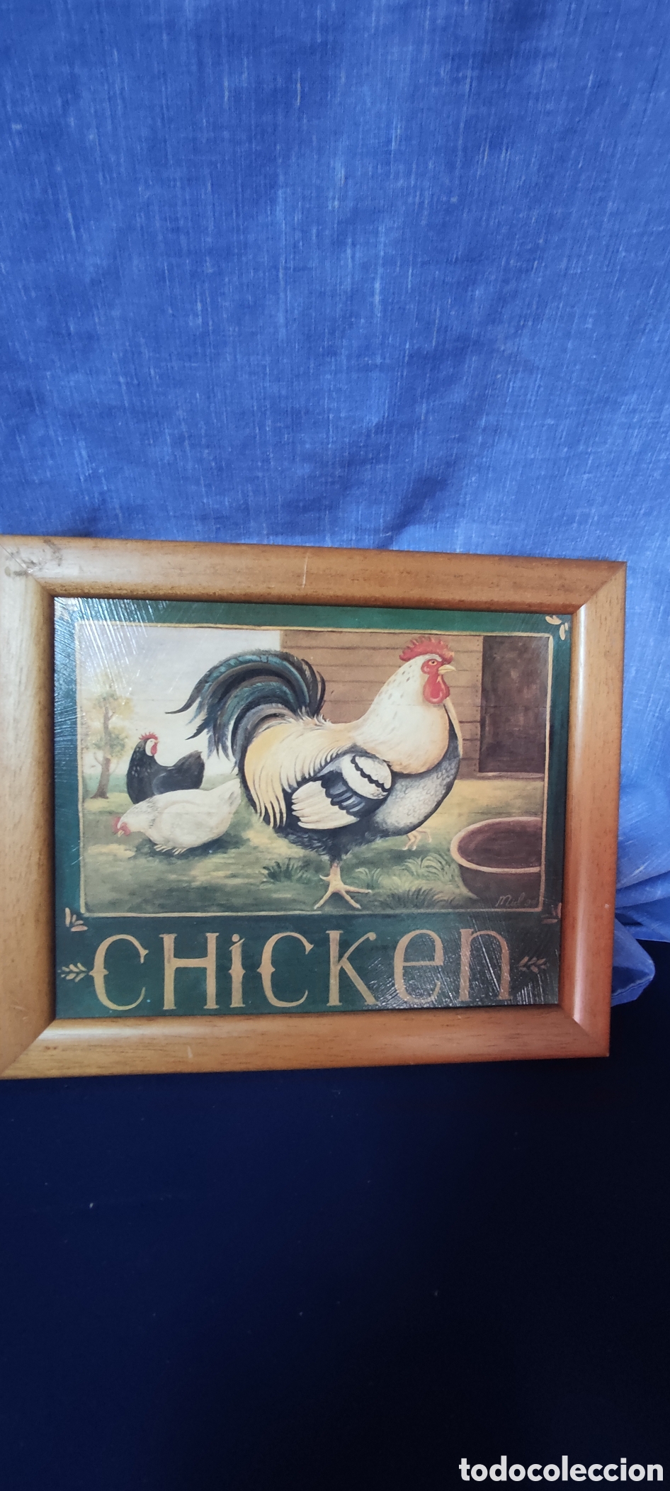 Otros objetos de arte: Cuadro enmarcado Chicken - Foto 4