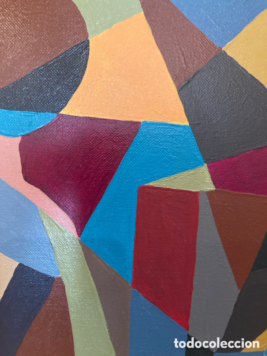 Otros objetos de arte: Cuadro cubista (pareja) - Foto 3