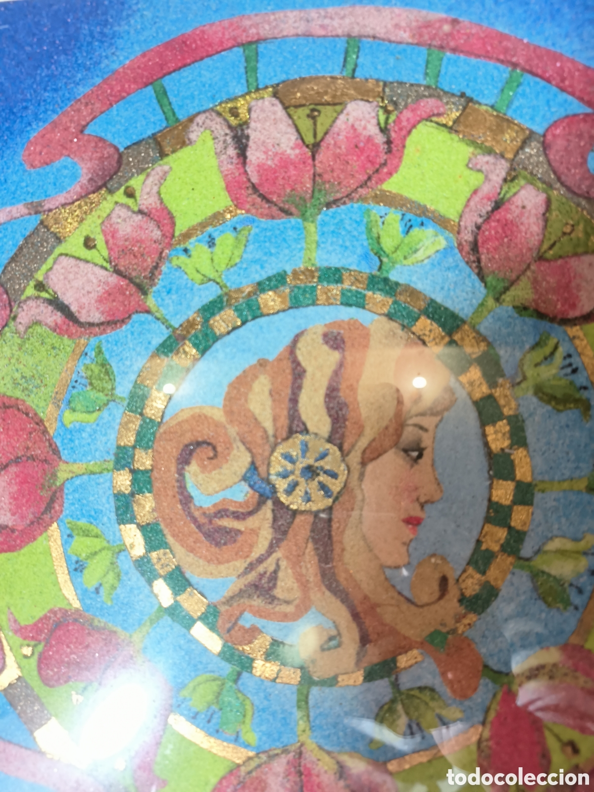 Otros objetos de arte: Cuadro Art Nuveau.Mandala - Foto 4