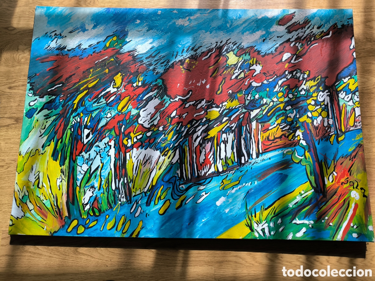 Otros objetos de arte: CUADRO MULTICOLOR LA IRA - Foto 1