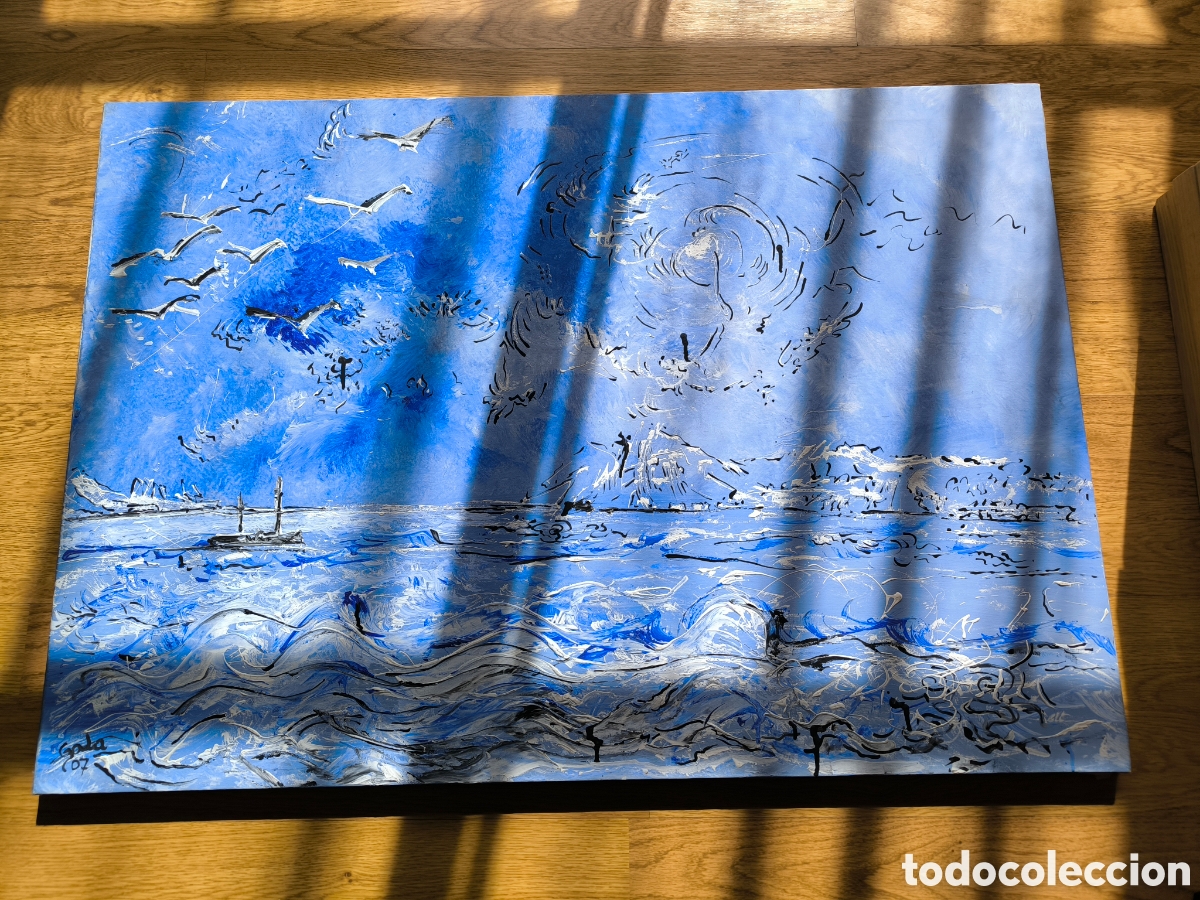 Otros objetos de arte: CUADRO TITULADO BRISA MARINA - Foto 1