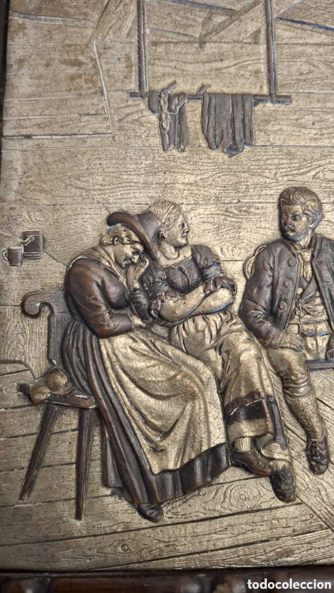 Otros objetos de arte: Bajorelieve escena Austriaca - Foto 4