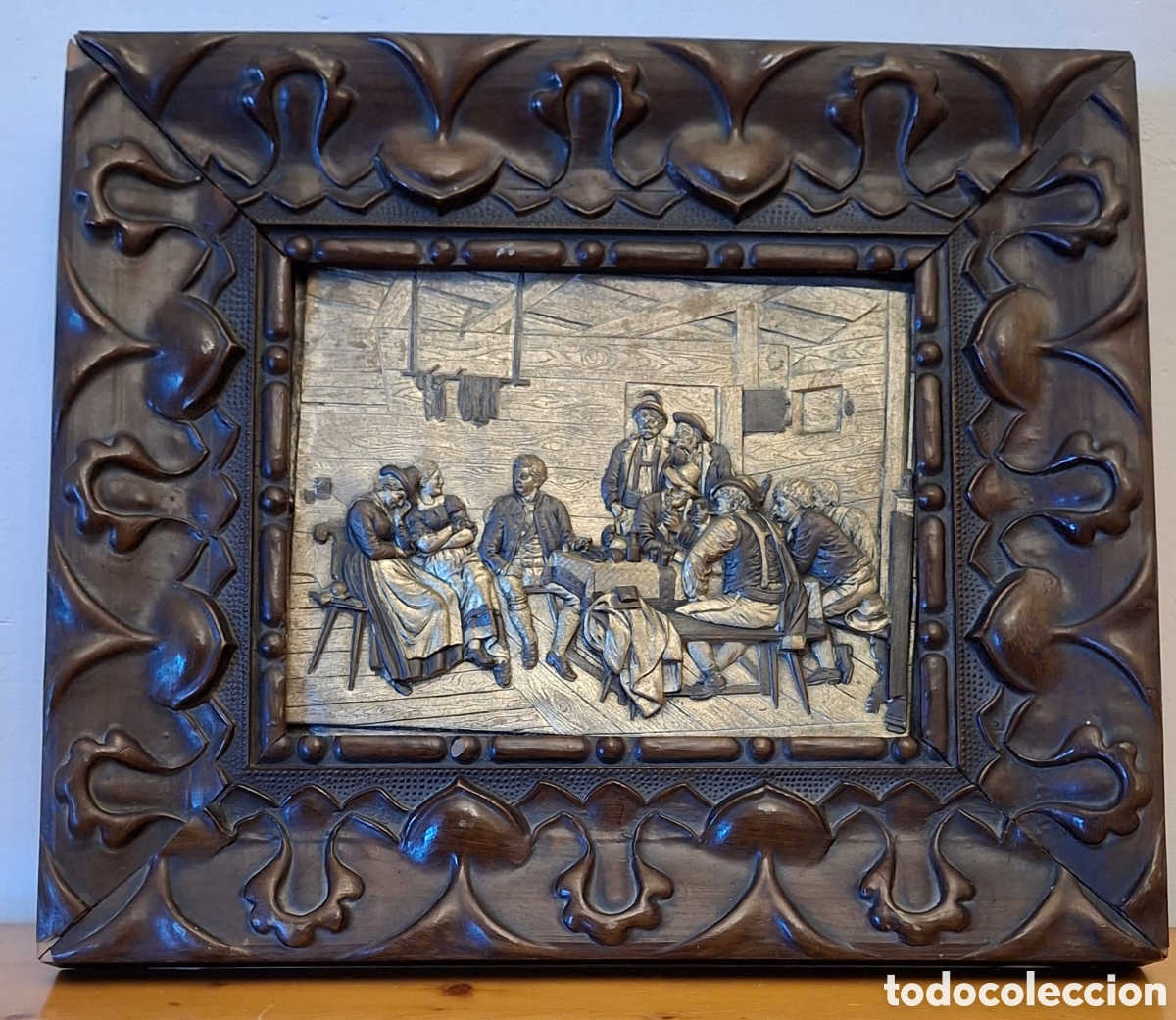 Otros objetos de arte: Bajorelieve escena Austriaca - Foto 1