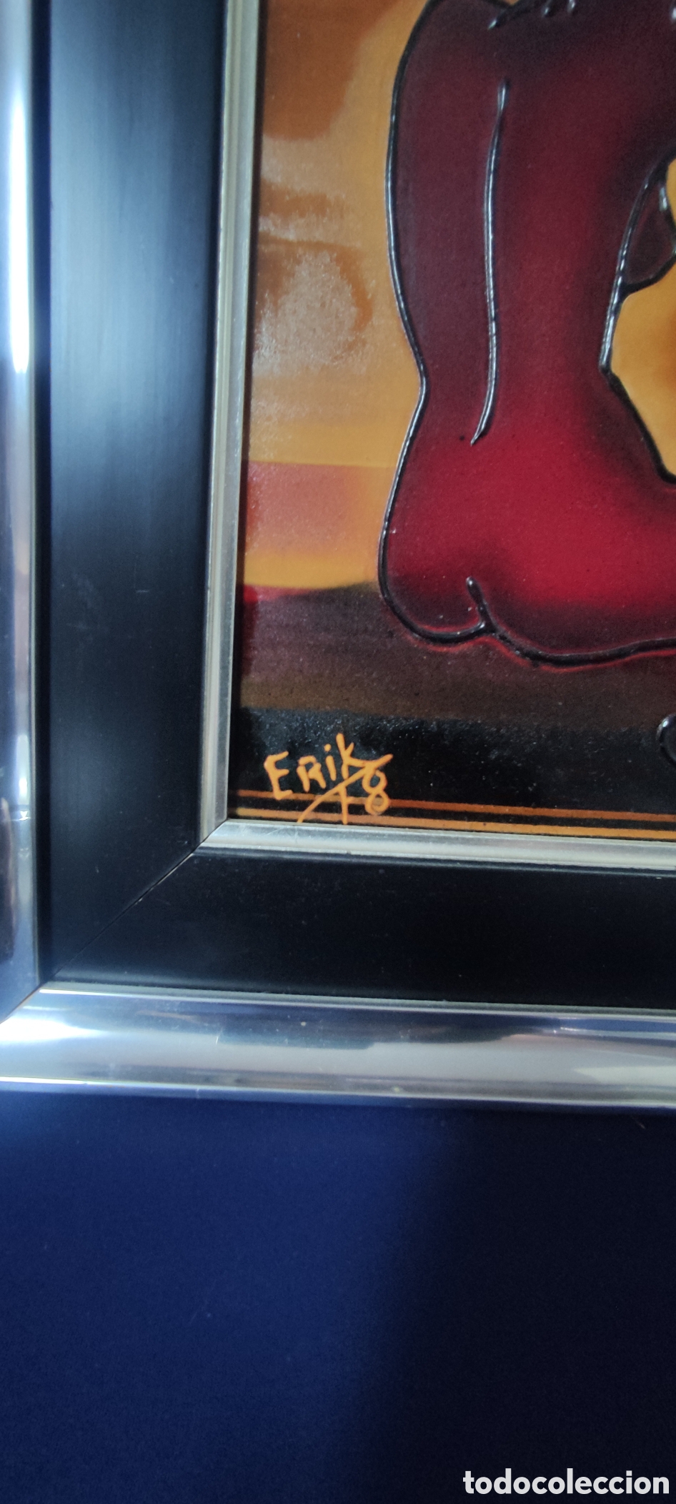 Otros objetos de arte: Cuadro original firmado ERIK78 - Foto 5