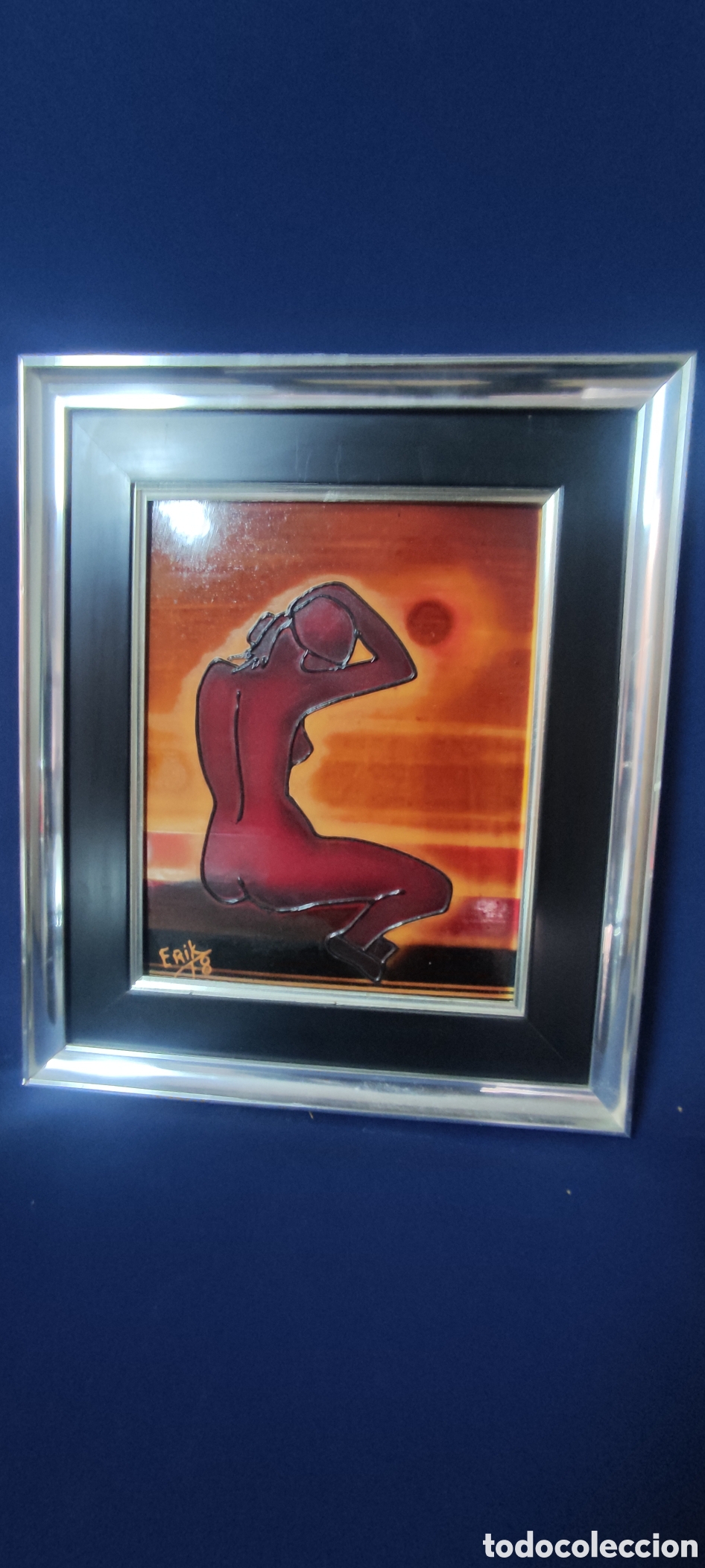 Otros objetos de arte: Cuadro original firmado ERIK78 - Foto 6