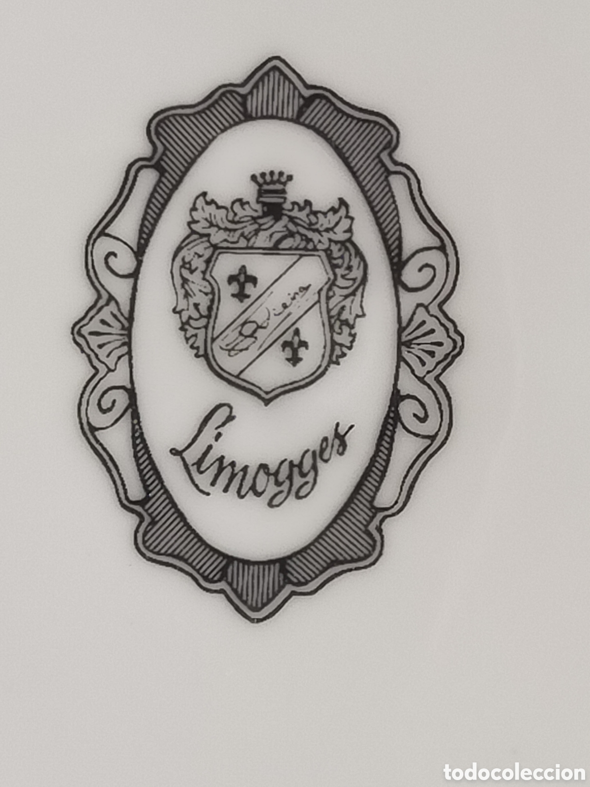 Otros objetos de arte: Plato de porcelana Limogges - Foto 3