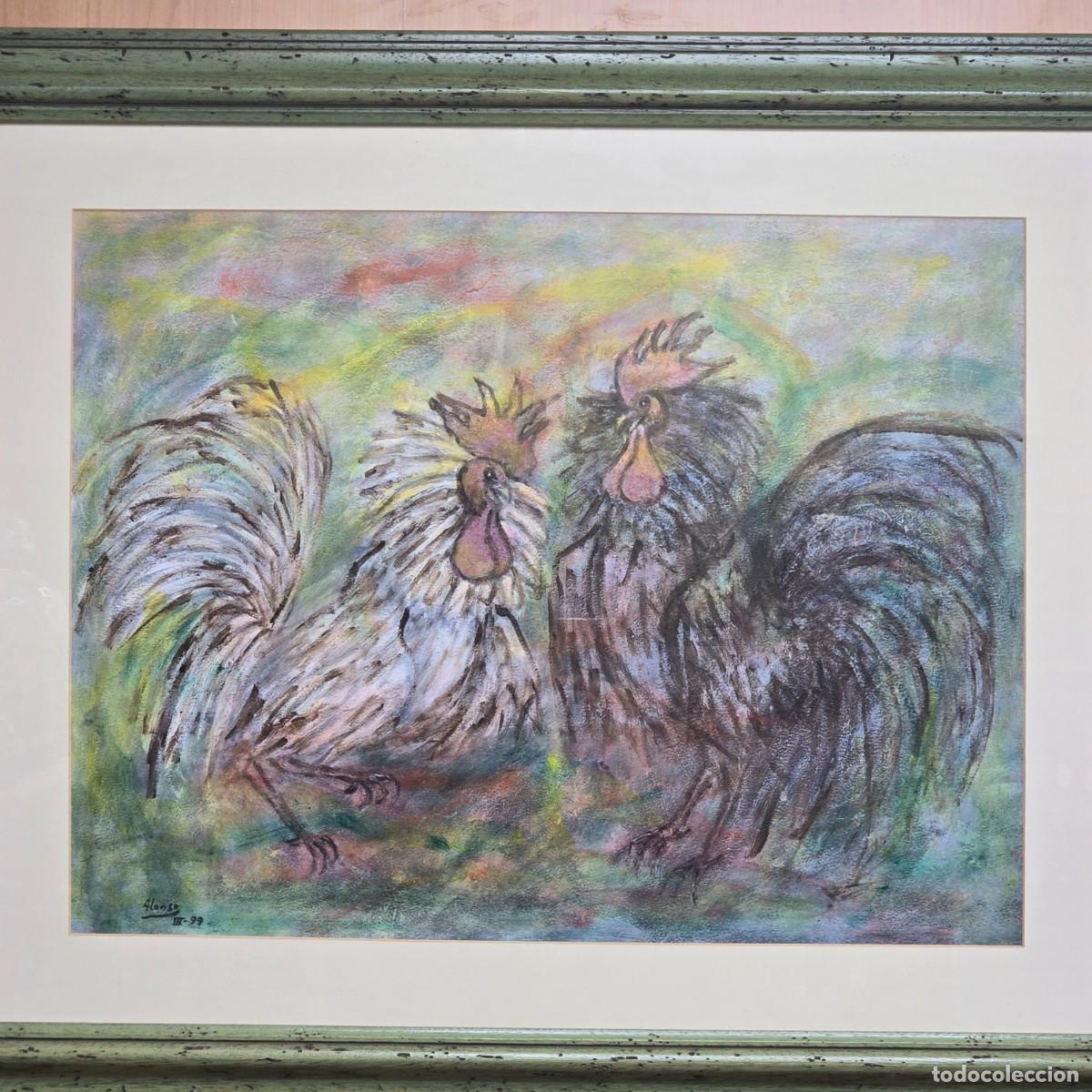 Otros objetos de arte: Gallos - Alonso III. - Foto 2