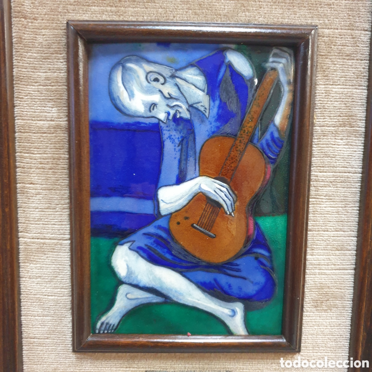 Otros objetos de arte: Precioso esmalte obra Picasso - Foto 2