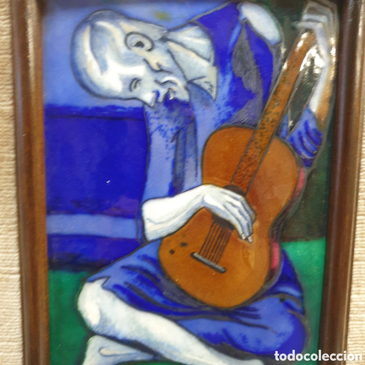 Otros objetos de arte: Precioso esmalte obra Picasso - Foto 3