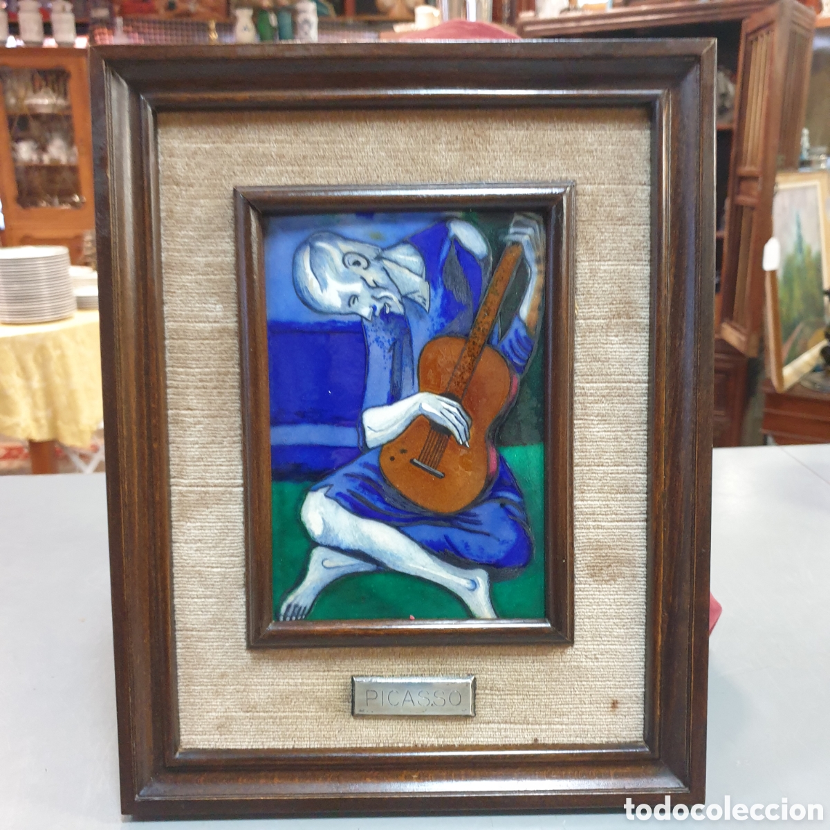 Otros objetos de arte: Precioso esmalte obra Picasso - Foto 1