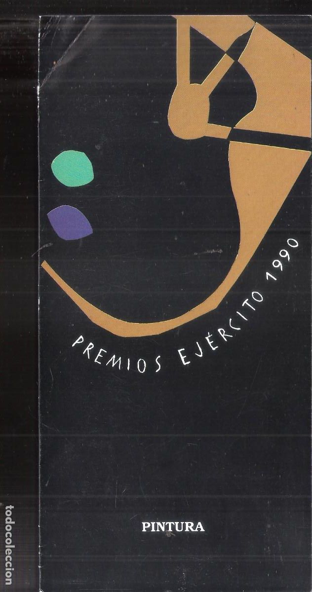 Otros objetos de arte: Premios Ejercito 1990. Bases Pintura, Diptico. 21x10 cm. - Foto 1