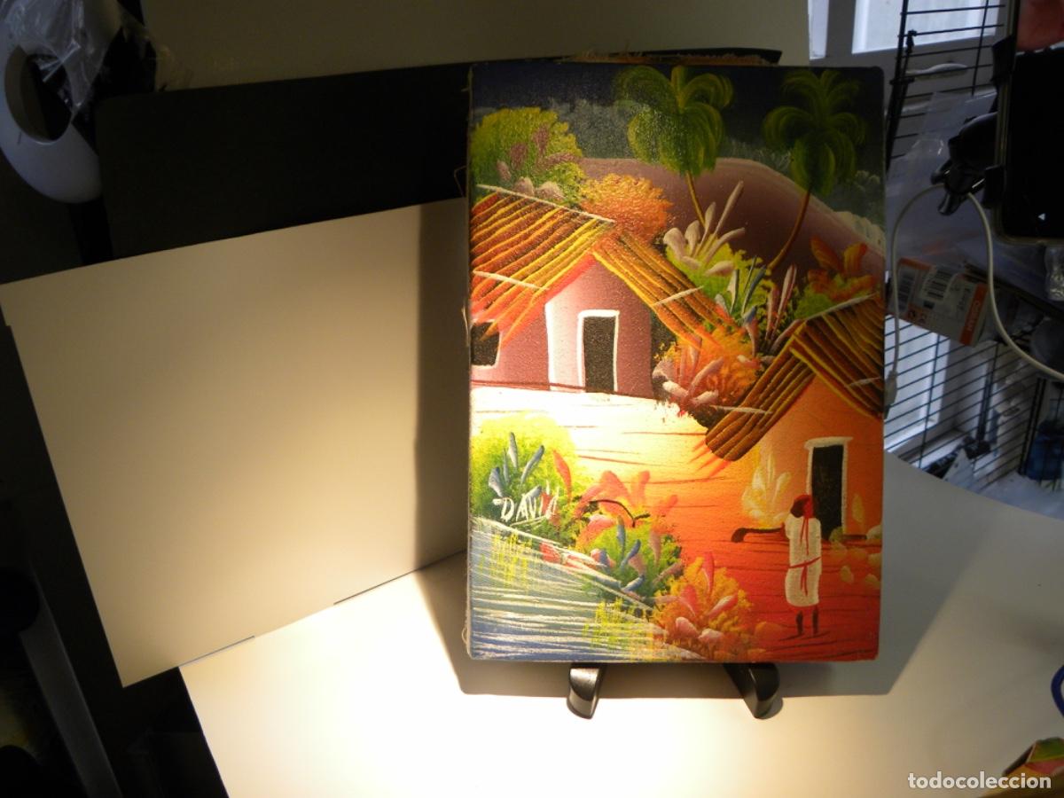 Otros objetos de arte: CUADRO 20X18 CMS ARTE AFRICANO - Foto 1