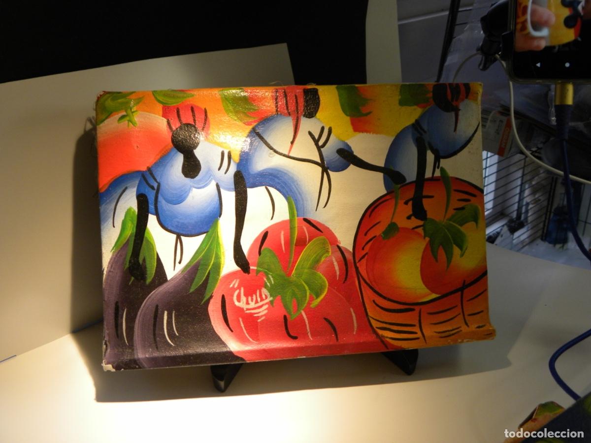 Otros objetos de arte: CUADRO 20X18 CMS ARTE AFRICANO - Foto 1
