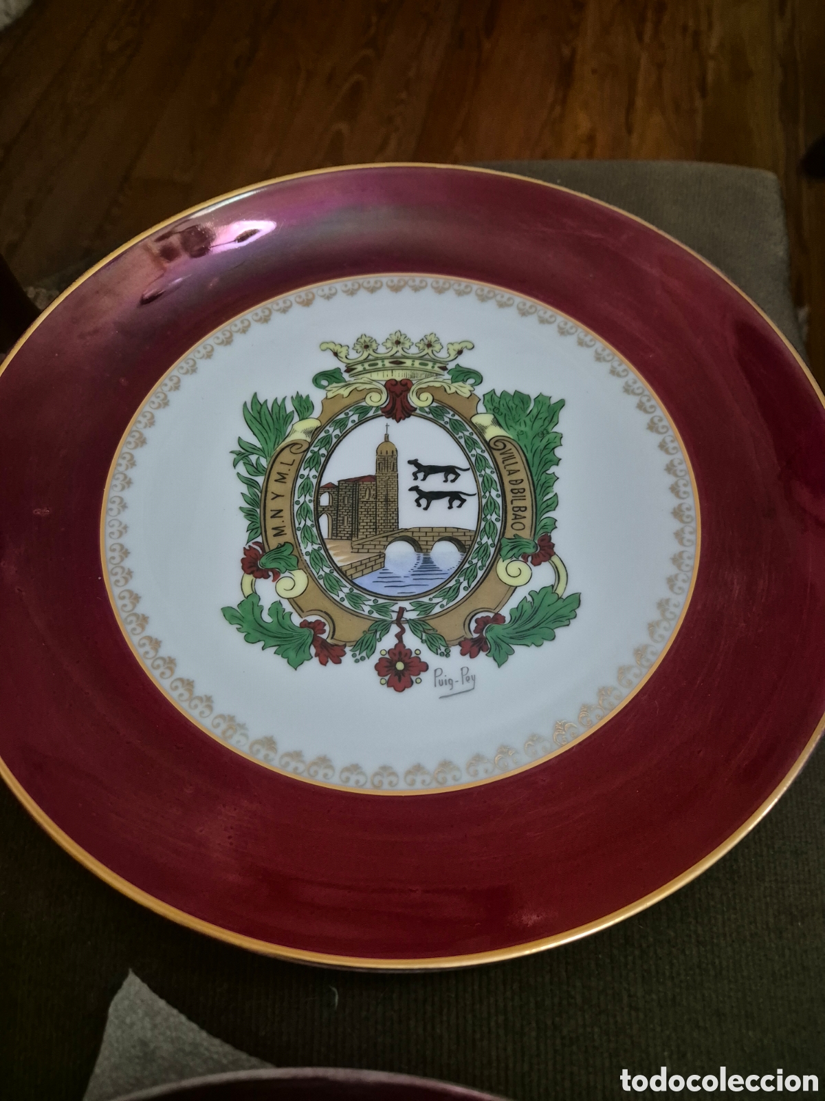 Otros objetos de arte: Platos de decoraci&oacute;n vizcaya - Foto 1