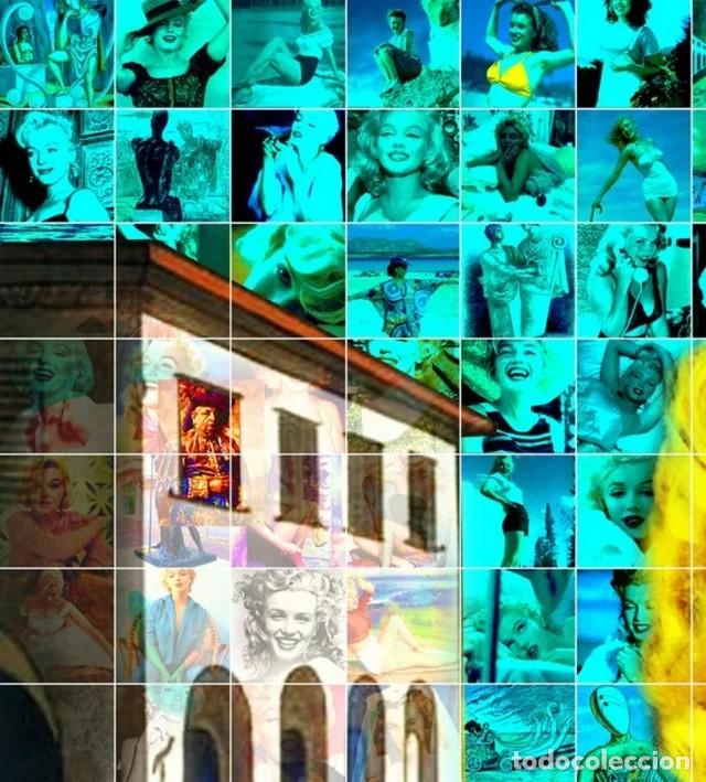 Otros objetos de arte: Cuadro Marilyn Pop Art Firmado - Foto 2