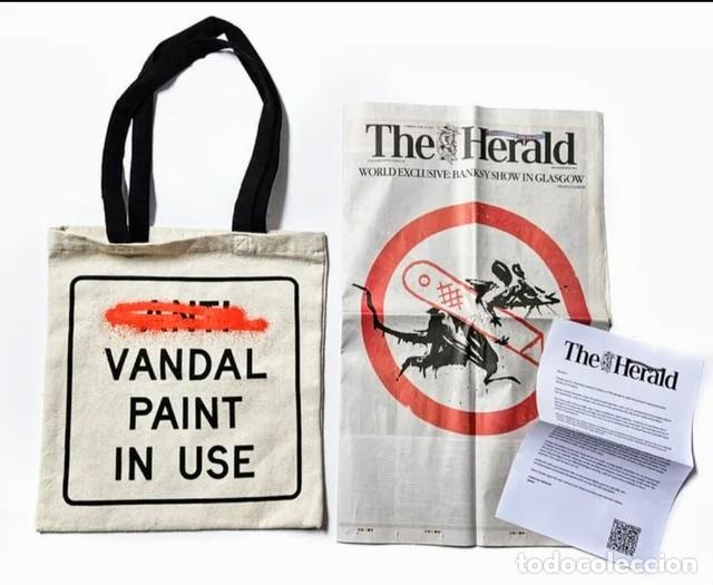 Otros objetos de arte: Banksy Cut and Run pack original - Foto 1