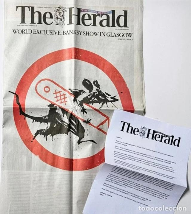 Otros objetos de arte: Banksy Cut and Run pack original - Foto 5